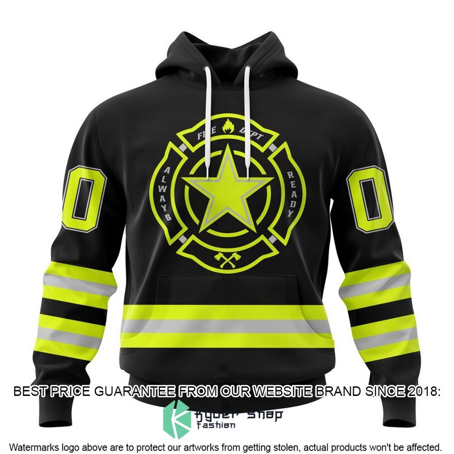 personalized nfl dallas cowboys firefighter uniform shirt hoodie 1 850