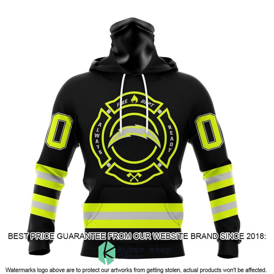 Personalized NFL Los Angeles Chargers Firefighter Uniform Shirt, Hoodie 4 personalized nfl los angeles chargers firefighter uniform shirt hoodie 4 785