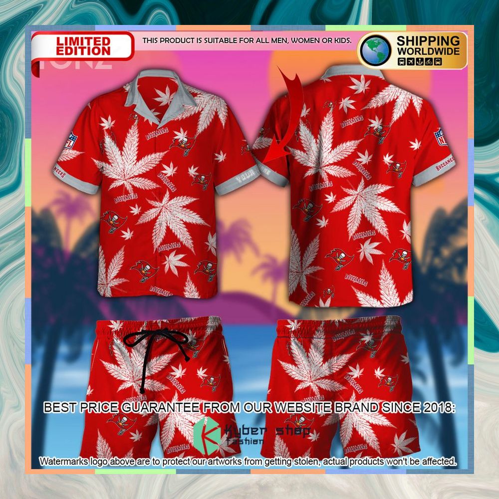Personalized NFL Weed Cannabis Tampa Bay Buccaneers Hawaiian Shirt, Shorts 3 personalized nfl weed cannabis tampa bay buccaneers hawaiian shirt shorts 1 598
