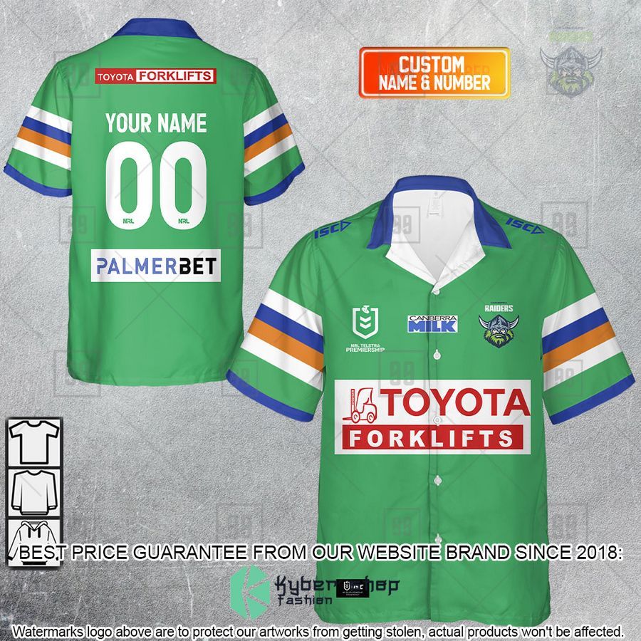 Personalized NRL Canberra Raiders Jerseys Hawaiian Shirt