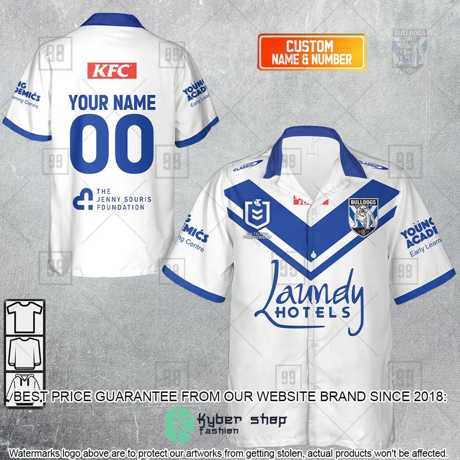 Personalized NRL Canterbury Bankstown Bulldogs Jerseys Hawaiian Shirt