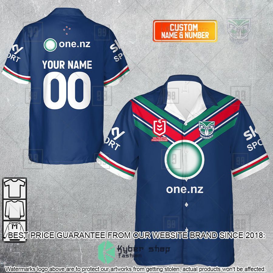 Personalized NRL New Zealand Warriors Jerseys Hawaiian Shirt
