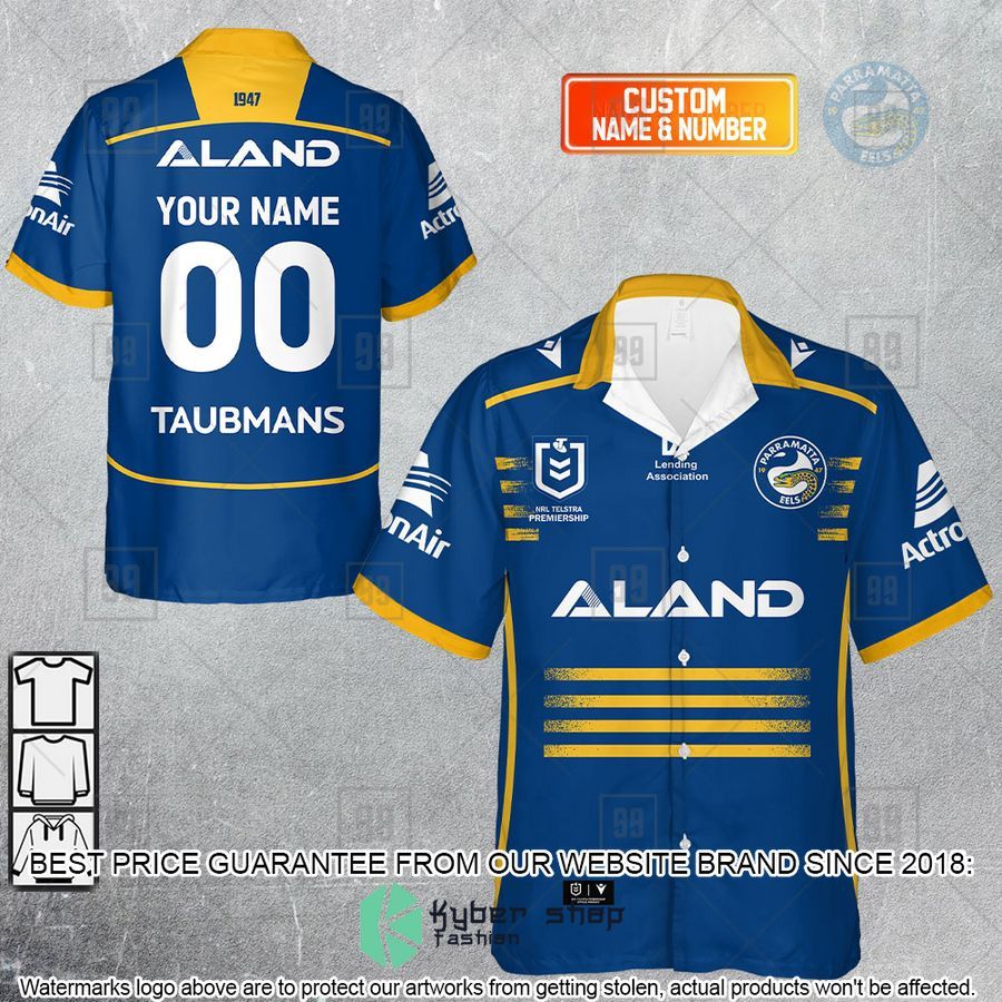 Personalized NRL Parramatta Eels Jerseys Hawaiian Shirt
