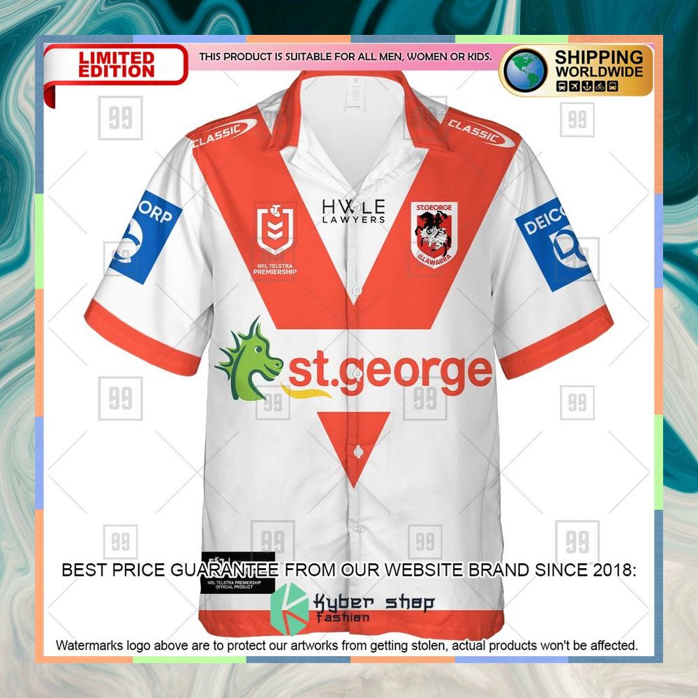 Personalized NRL St George Illawarra Dragons Jerseys Hawaiian Shirt 5 Personalized NRL St George Illawarra Dragons Jerseys Hawaiian Shirt word3