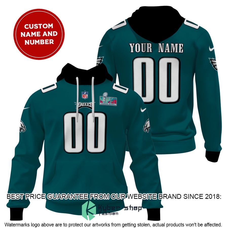 Personalized PhiLadelphia Eagle Super Bowl LVII 2023 Shirt, Hoodie