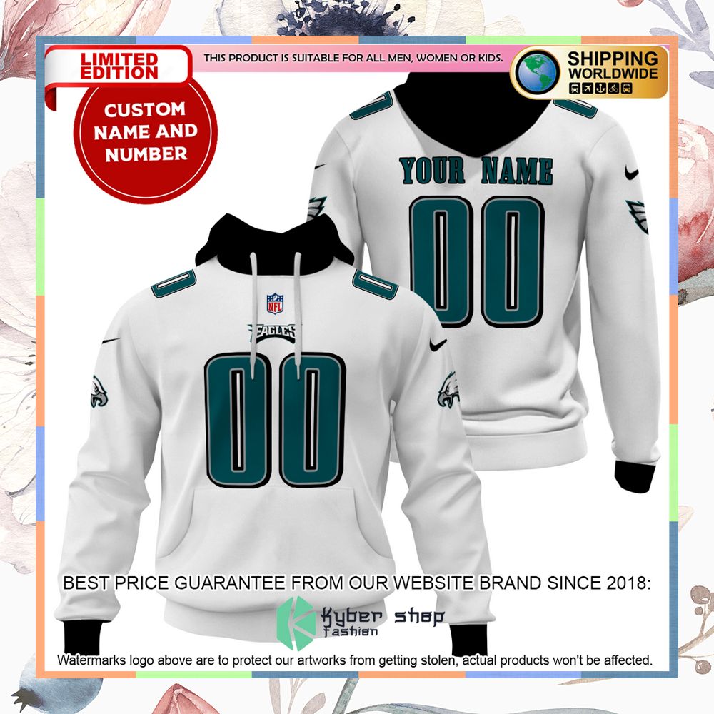 Personalized PhiLadelphia Eagle Super Bowl LVII 2023 white Shirt, Hoodie 9 Personalized PhiLadelphia Eagle Super Bowl LVII 2023 white Shirt, Hoodie word3