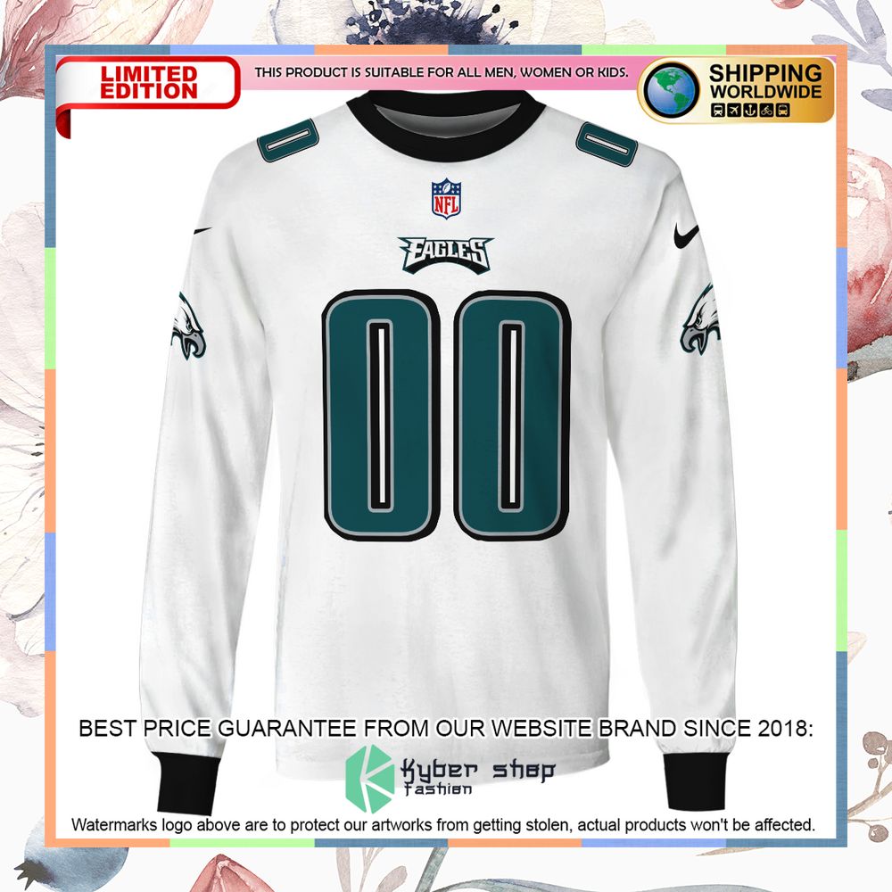 Personalized PhiLadelphia Eagle Super Bowl LVII 2023 white Shirt, Hoodie 13 Personalized PhiLadelphia Eagle Super Bowl LVII 2023 white Shirt, Hoodie word3