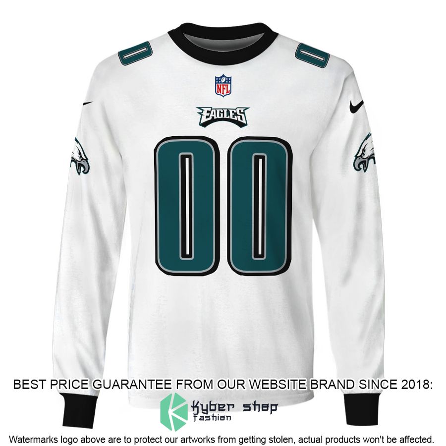 Personalized PhiLadelphia Eagle Super Bowl LVII 2023 white Shirt, Hoodie 5 Personalized PhiLadelphia Eagle Super Bowl LVII 2023 white Shirt, Hoodie word3