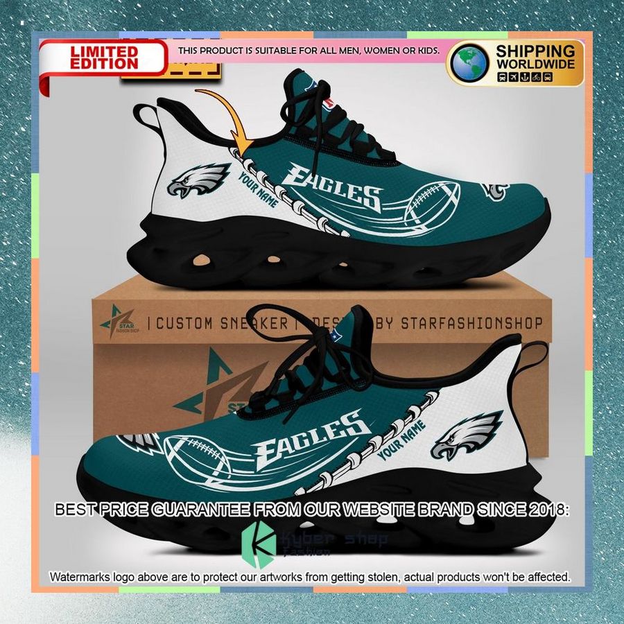 Personalized Philadelphia Eagles Max Soul Shoes 12 Personalized Philadelphia Eagles Max Soul Shoes word1
