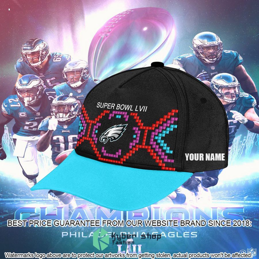 Personalized Philadelphia Eagles Super Bowl LVII Cap 6 Personalized Philadelphia Eagles Super Bowl LVII Cap word1