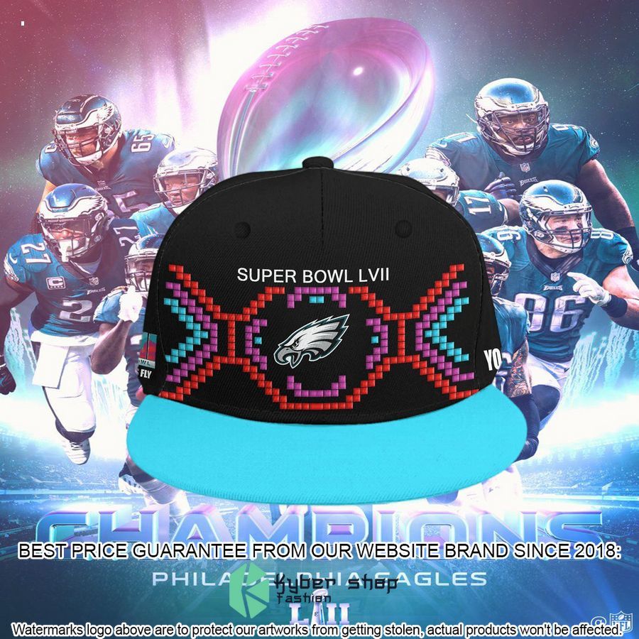 Personalized Philadelphia Eagles Super Bowl LVII Snapback Cap 6 Personalized Philadelphia Eagles Super Bowl LVII Snapback Cap word1