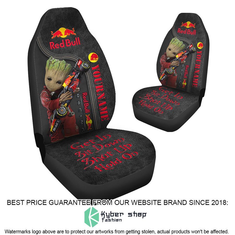 Personalized Red Bull Groot Get In Sit Down Car Seat Cover 3 personalized red bull groot get in sit down car seat cover 3 120