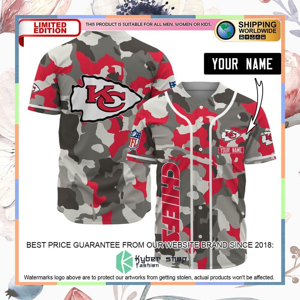 Personalized Super Bowl Kansas City Chief 2023 Camo Baseball Jersey 3 Personalized Super Bowl Kansas City Chief 2023 Camo Baseball Jersey word3