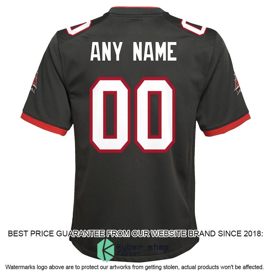 Personalized Tampa Bay Buccaneers Nike Youth Alternate Game Pewter Football Jersey 3 Personalized Tampa Bay Buccaneers Nike Youth Alternate Game Pewter Football Jersey word2