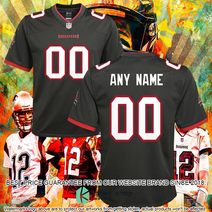 Personalized Tampa Bay Buccaneers Nike Youth Alternate Game Pewter Football Jersey 4 Personalized Tampa Bay Buccaneers Nike Youth Alternate Game Pewter Football Jersey word2