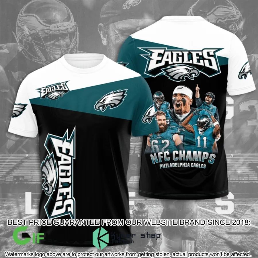 Philadelphia Eagles 2022 NFC Champs Players Shirt, Hoodie