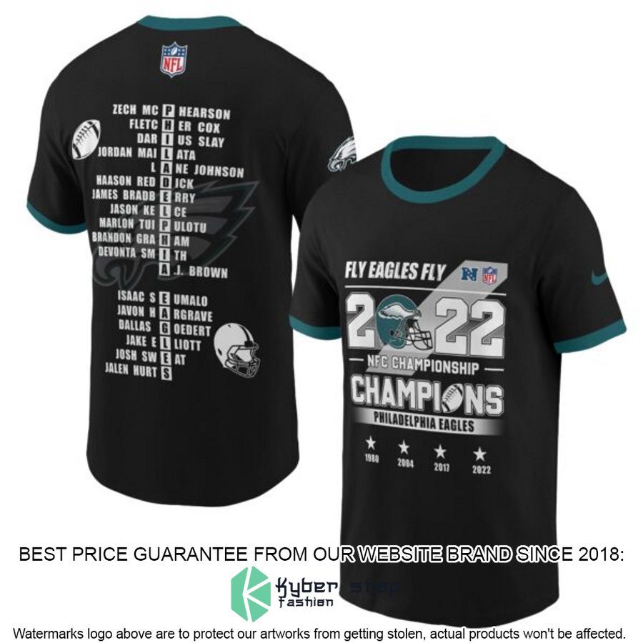Philadelphia Eagles champions fly Eagles fly 2022 Football Jersey word3
