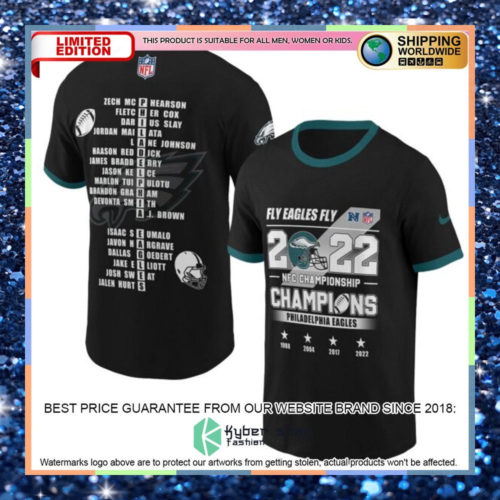 Philadelphia Eagles champions fly Eagles fly 2022 Football Jersey 4 Philadelphia Eagles champions fly Eagles fly 2022 Football Jersey word2