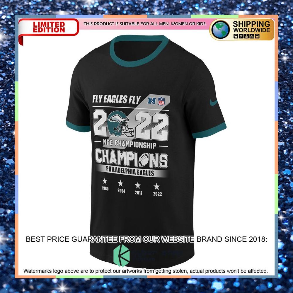 Philadelphia Eagles champions fly Eagles fly 2022 Football Jersey 5 Philadelphia Eagles champions fly Eagles fly 2022 Football Jersey word2