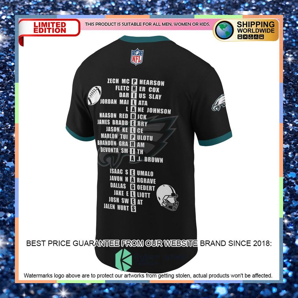 Philadelphia Eagles champions fly Eagles fly 2022 Football Jersey 6 Philadelphia Eagles champions fly Eagles fly 2022 Football Jersey word2