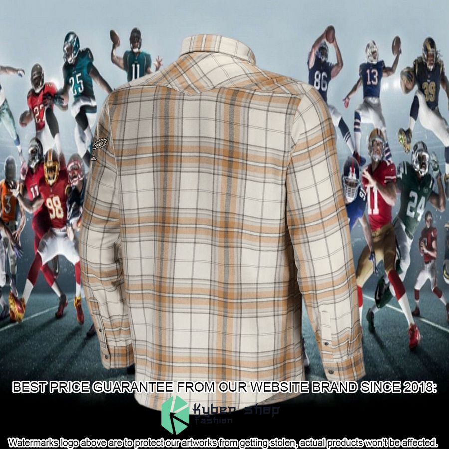 Philadelphia Eagles NFL Darius Rucker Collection Tan Flannel Long Sleeve Button Shirt 6 Philadelphia Eagles NFL Darius Rucker Collection Tan Flannel Long Sleeve Button Shirt word1