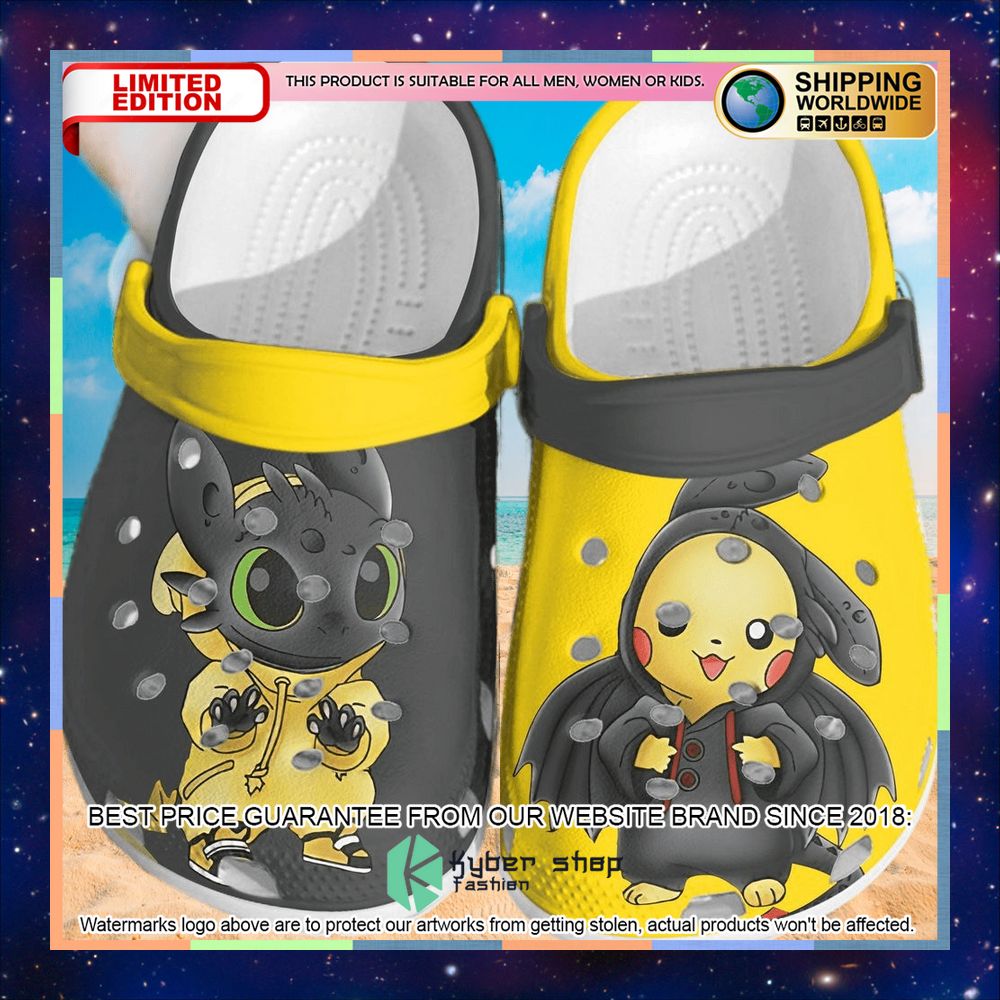 Pikachu and Stitch Crocband Clog 5 pikachu and stitch crocband clog 2 368