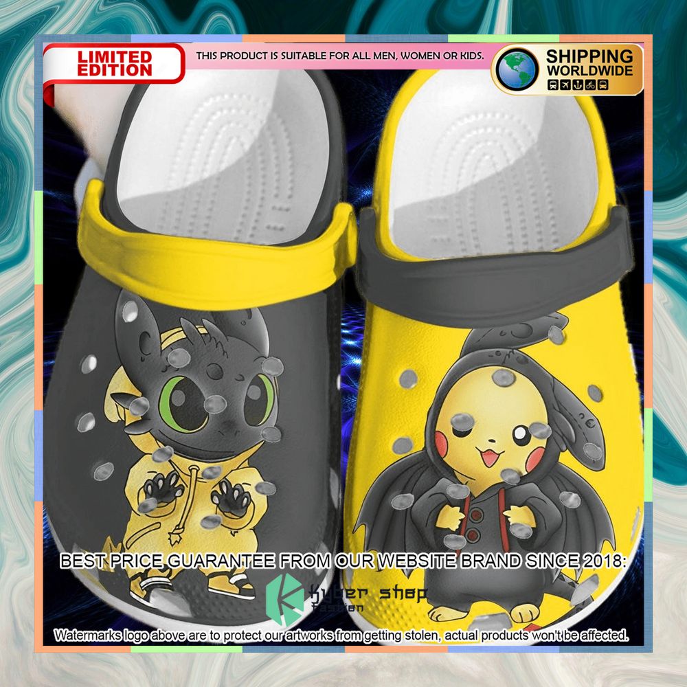 Pikachu and Stitch Crocband Clog 9 pikachu and stitch crocband clog 3 385