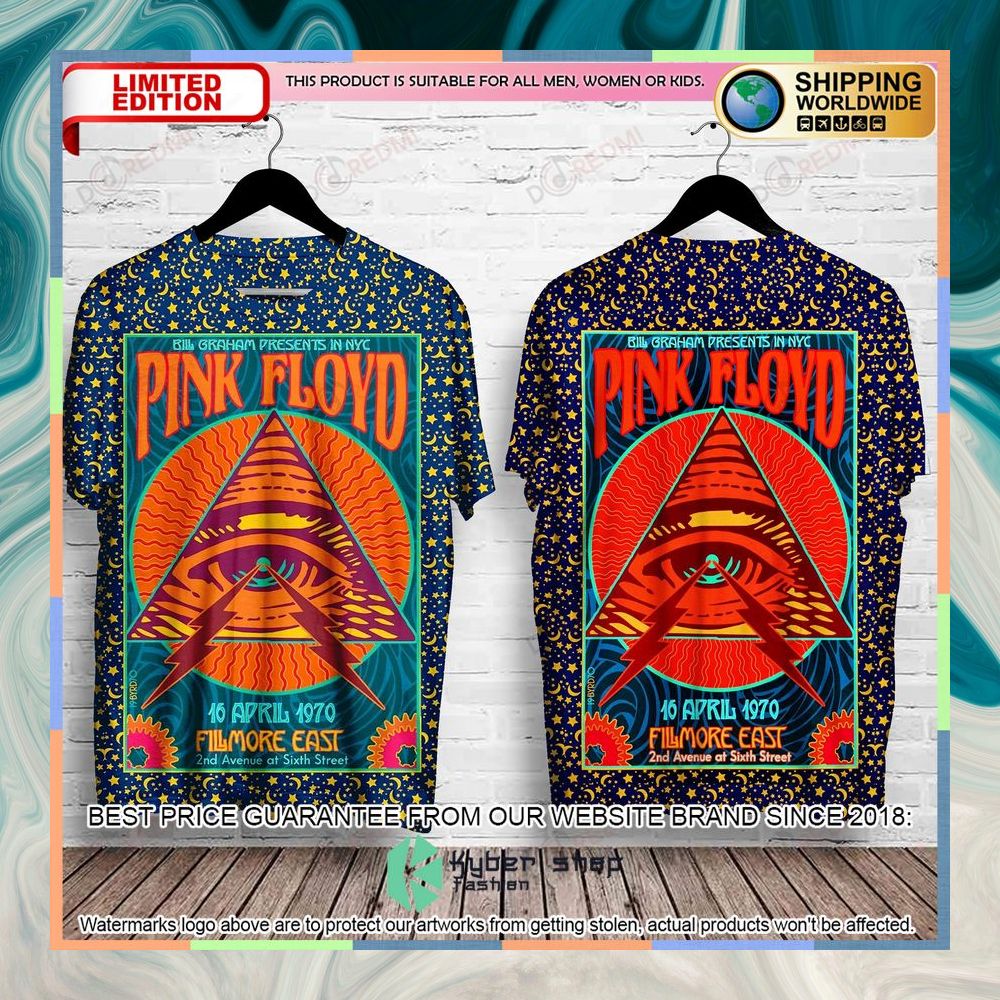 Pink Floyd Band Album Pink Floyd Bill Graham Presents In Nyc T Shirt 5 pink floyd band album pink floyd bill graham presents in nyc t shirt 1 342