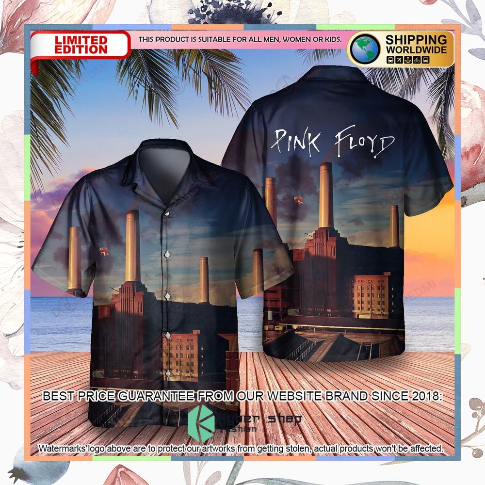 pink floyd band animals album hawaiian shirt 1 35