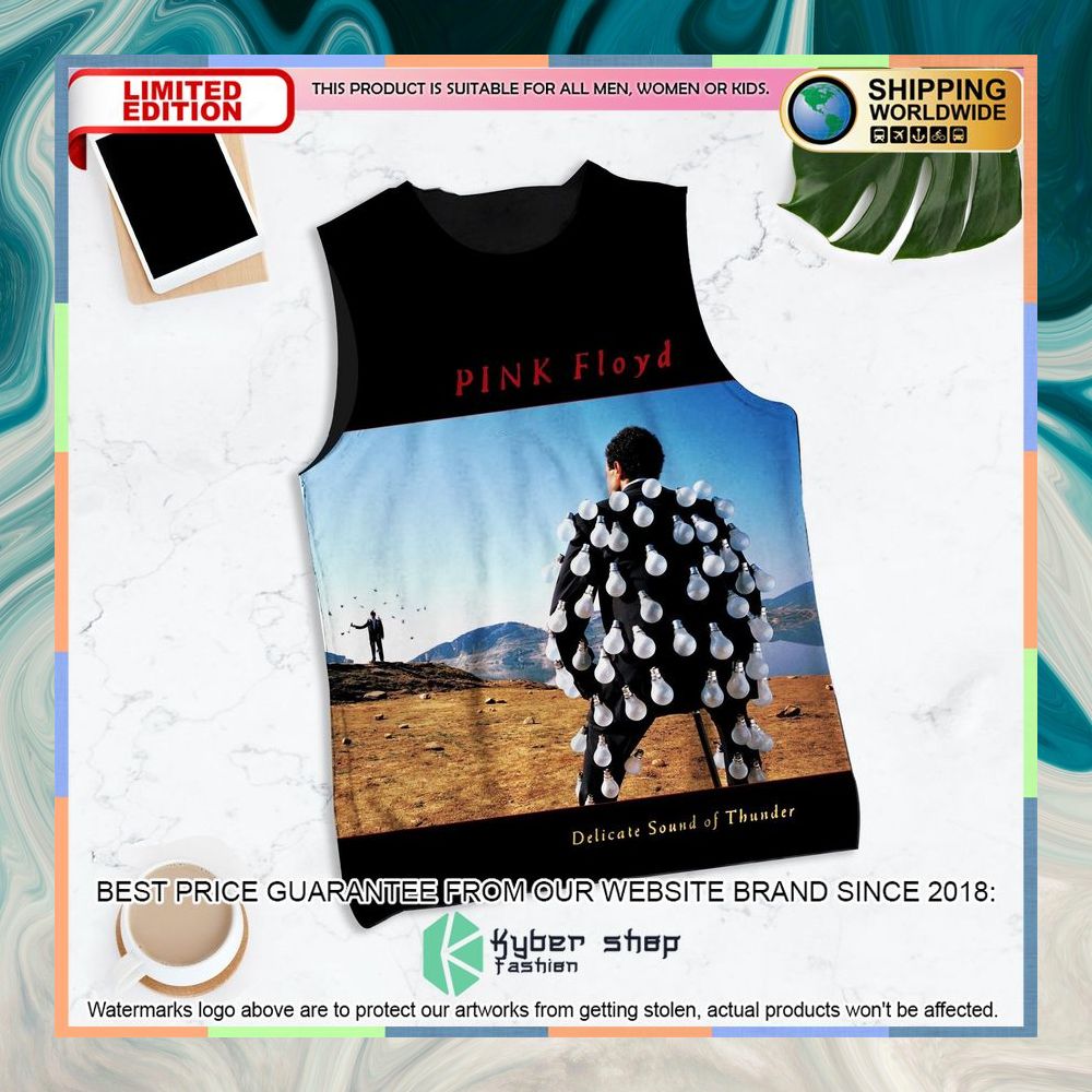 Pink Floyd Band Delicate Sound Of Thunder Tank Top 3 pink floyd band delicate sound of thunder tank top 1 921