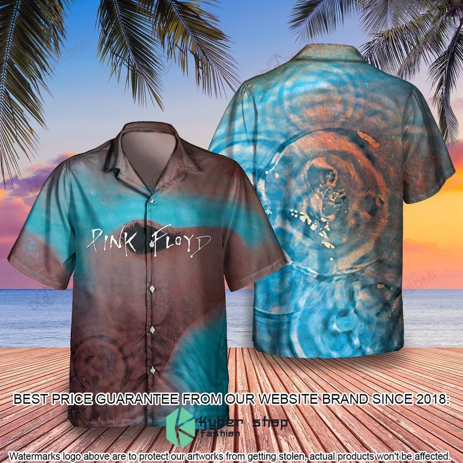 pink floyd band meddle album hawaiian shirt 1 307