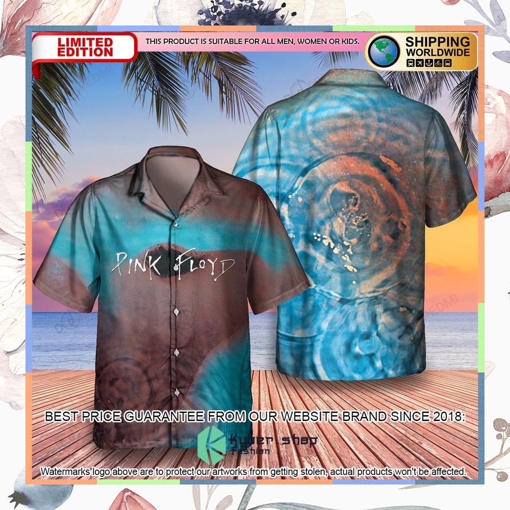 pink floyd band meddle album hawaiian shirt 1 894