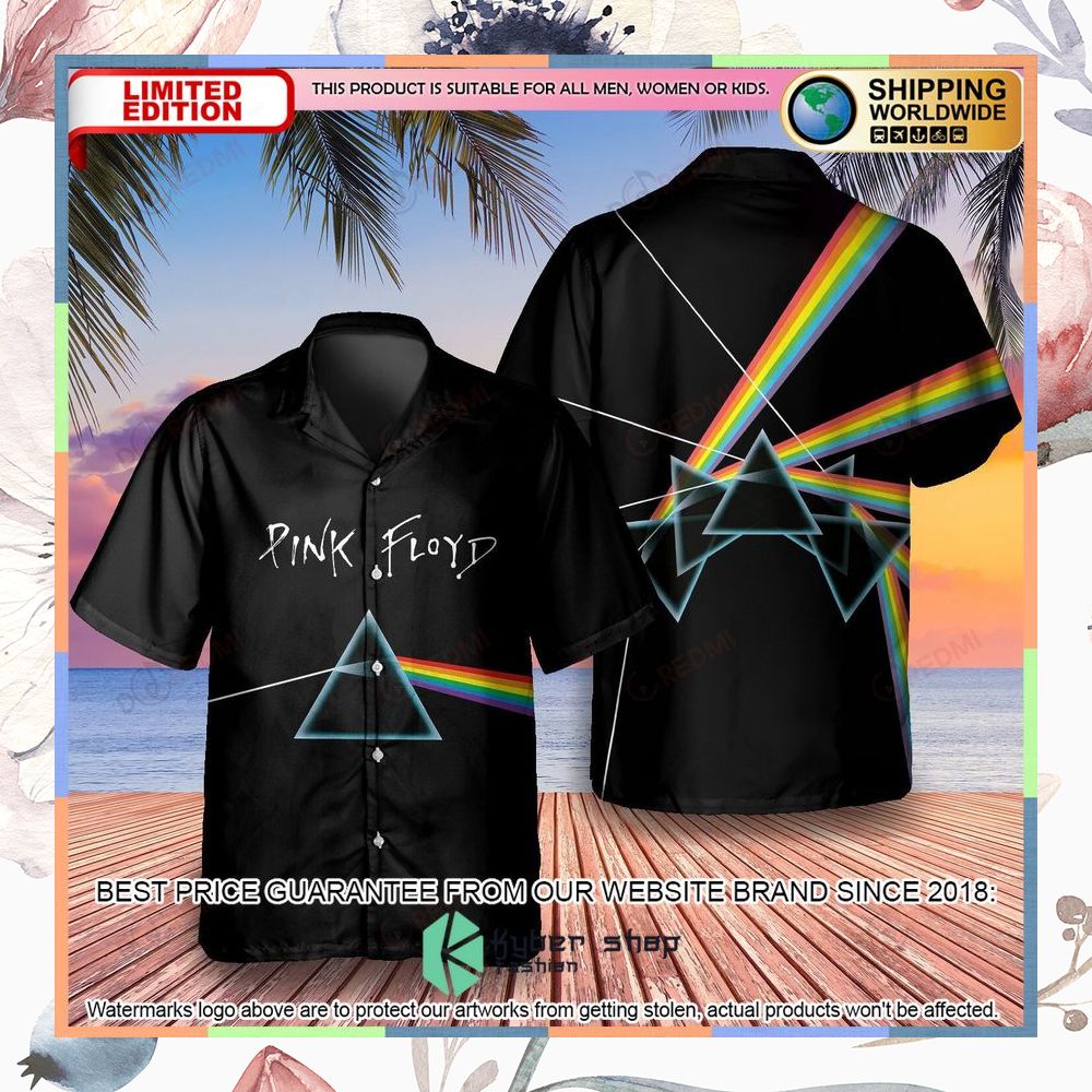 pink floyd band prism album hawaiian shirt 1 355