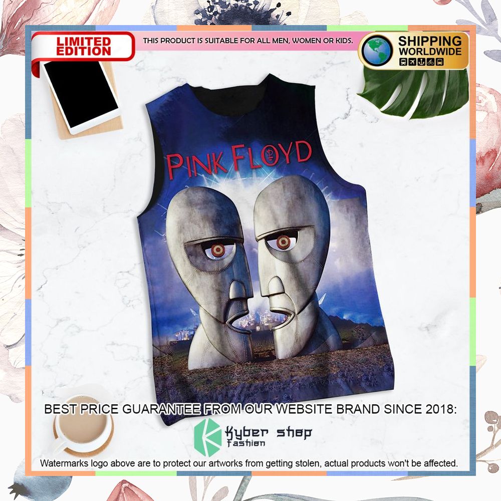 pink floyd band the division bell tank top 1 995