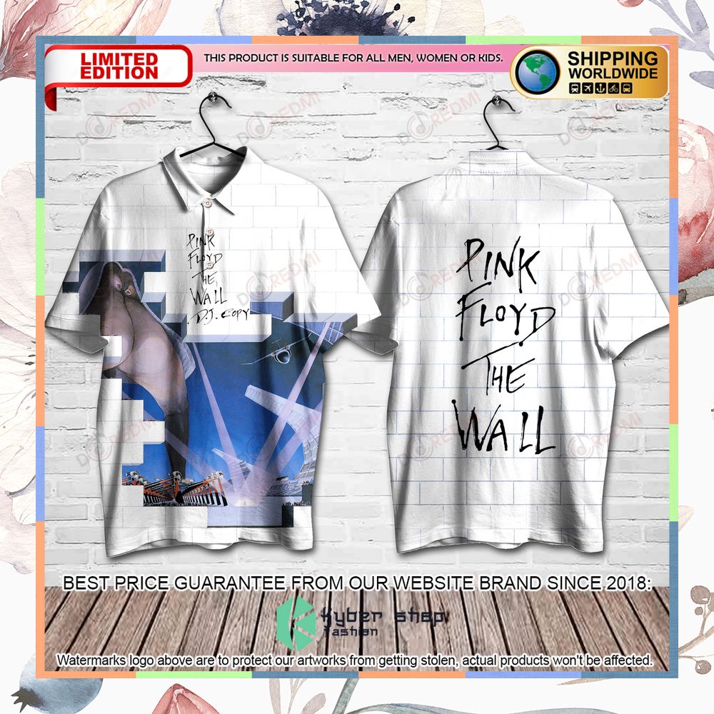 pink floyd band the wall dj copy polo shirt 1 280