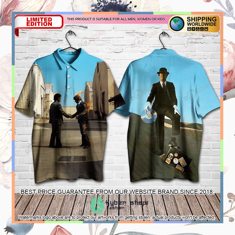 pink floyd band wish you were here polo shirt 1 408