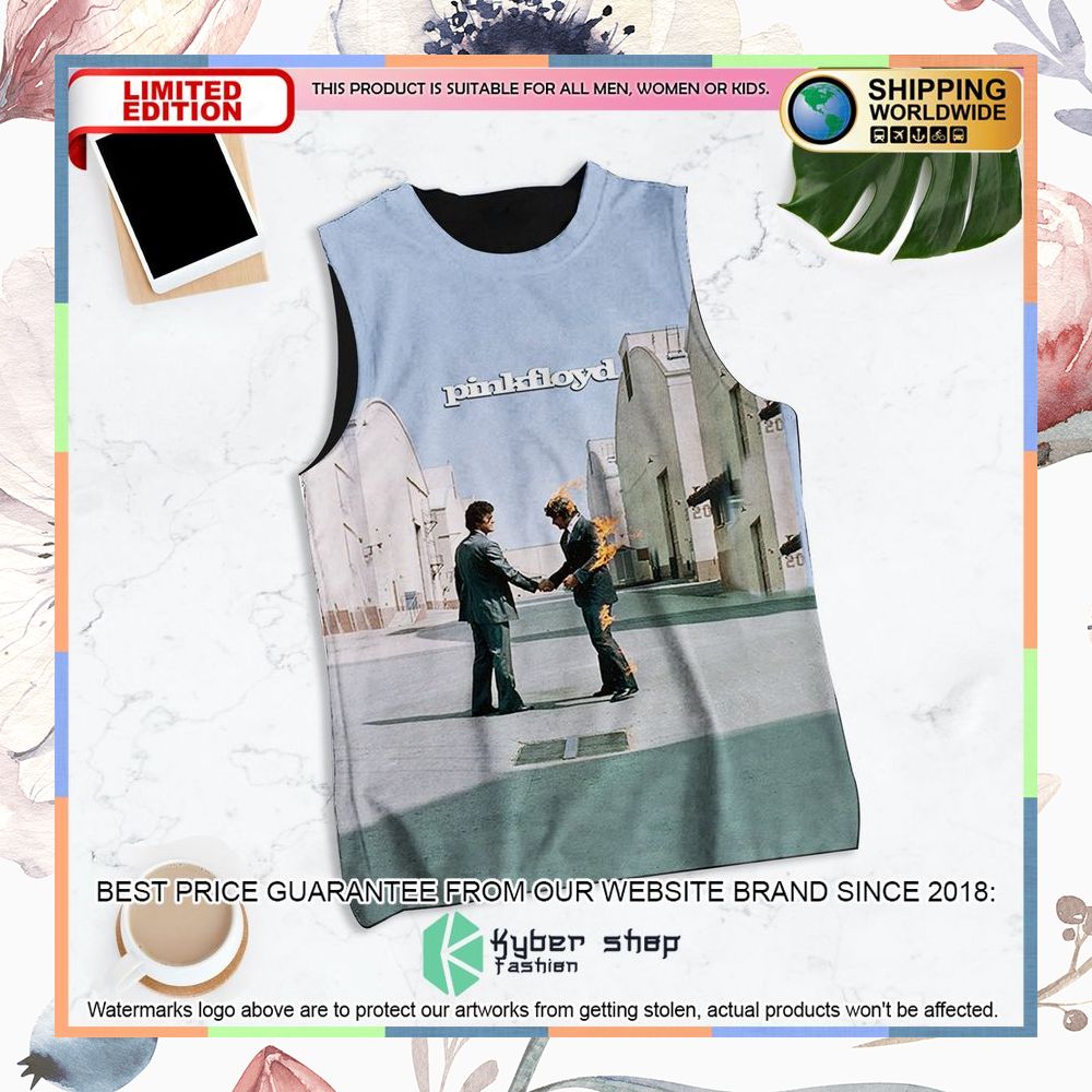 pink floyd band wish you were here tank top 1 369