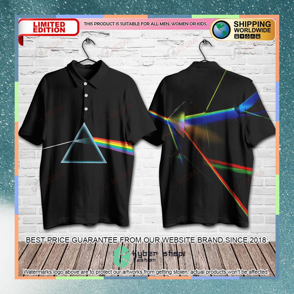pink floyd the dark side of the moon album polo shirt 1 406