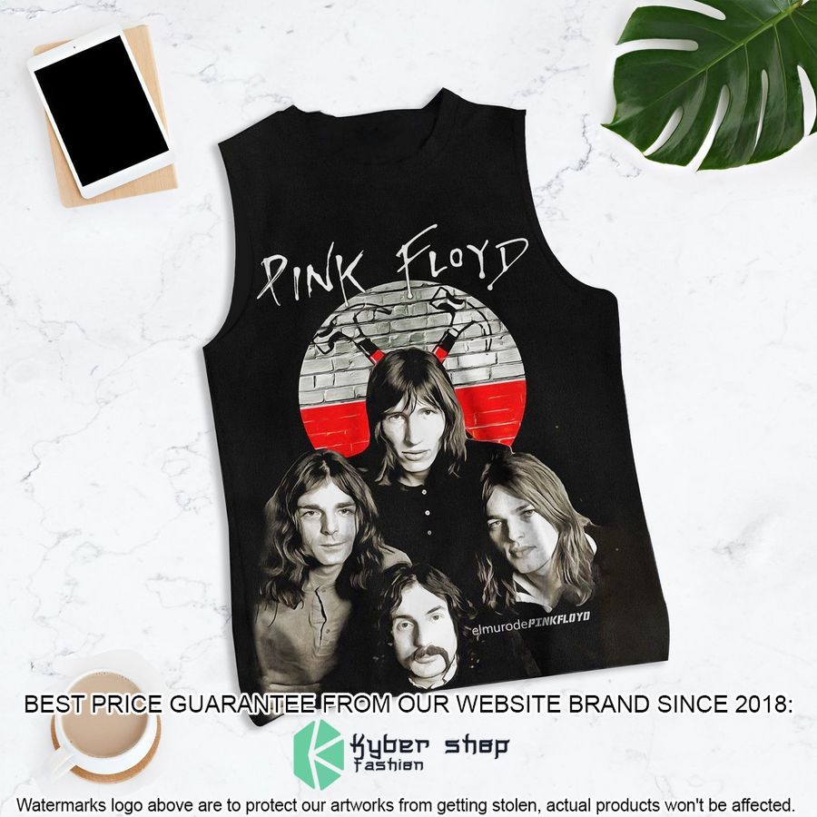 pink floyd the wall black tank top 1 755