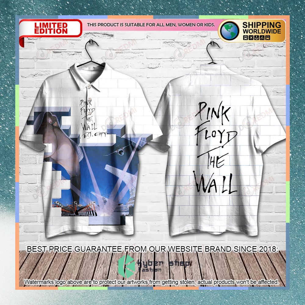 pink floyd the wall dj copy polo shirt 1 143
