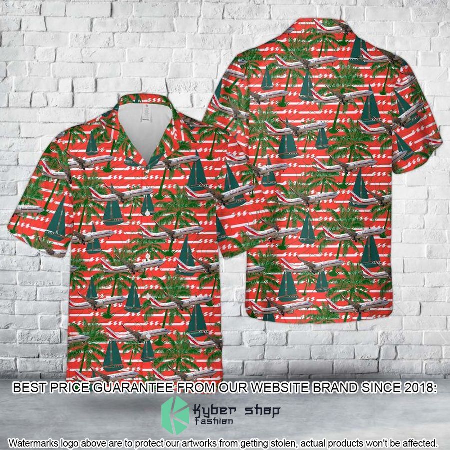 Polish Air Force Boeing 737-8TVBBJ2 Hawaiian Shirt