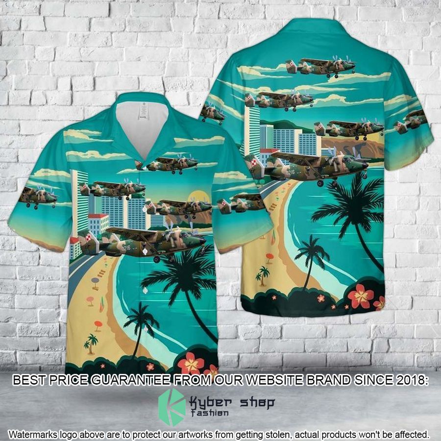 Polish Air Force PZL-Mielec M-28B-PT Skytruck Hawaiian Shirt