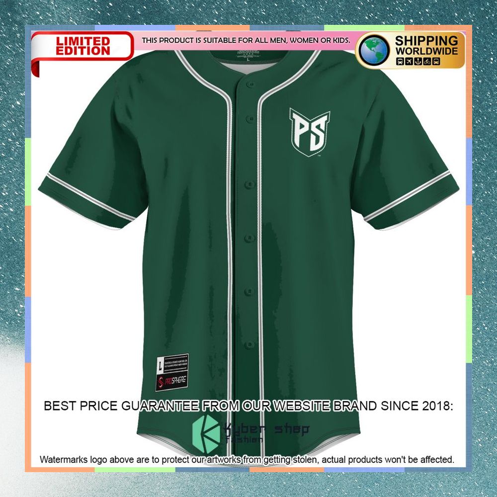 Portland State Vikings Green Baseball Jersey 6 Portland State Vikings Green Baseball Jersey word3