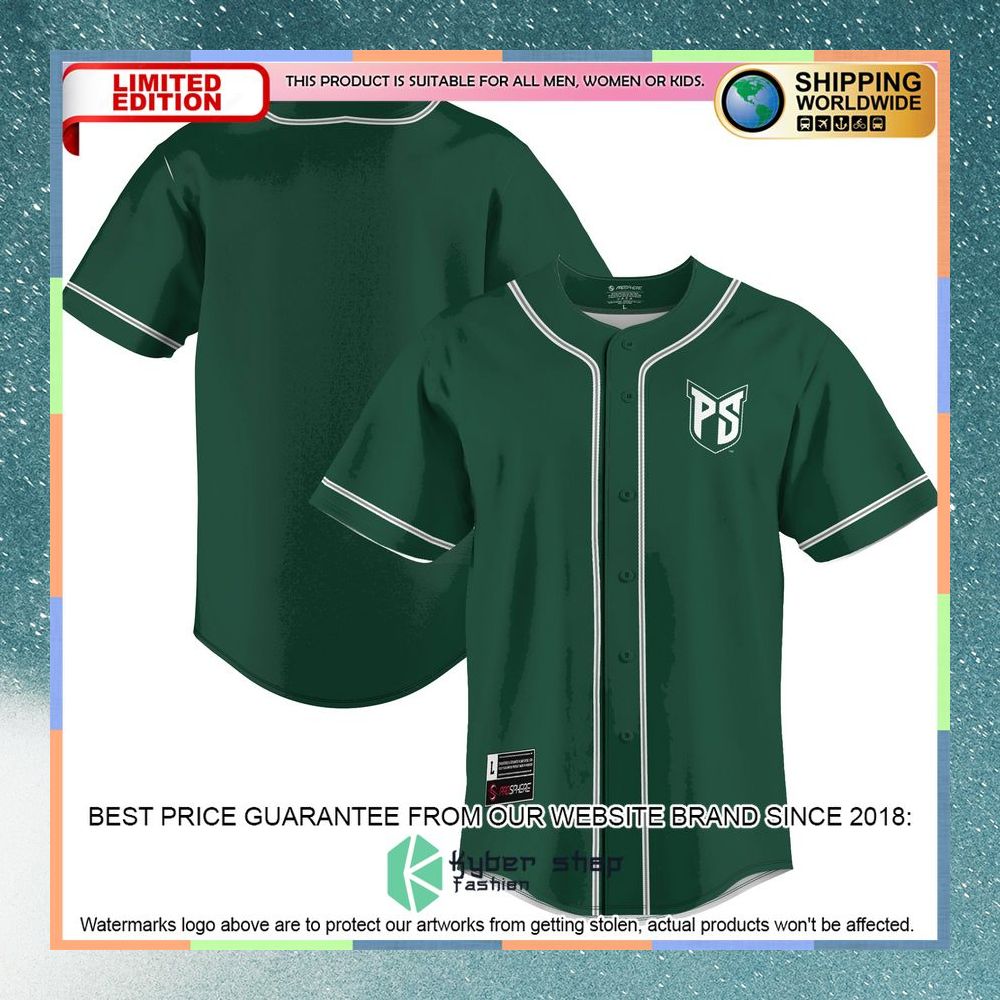 Portland State Vikings Green Baseball Jersey 8 Portland State Vikings Green Baseball Jersey word3