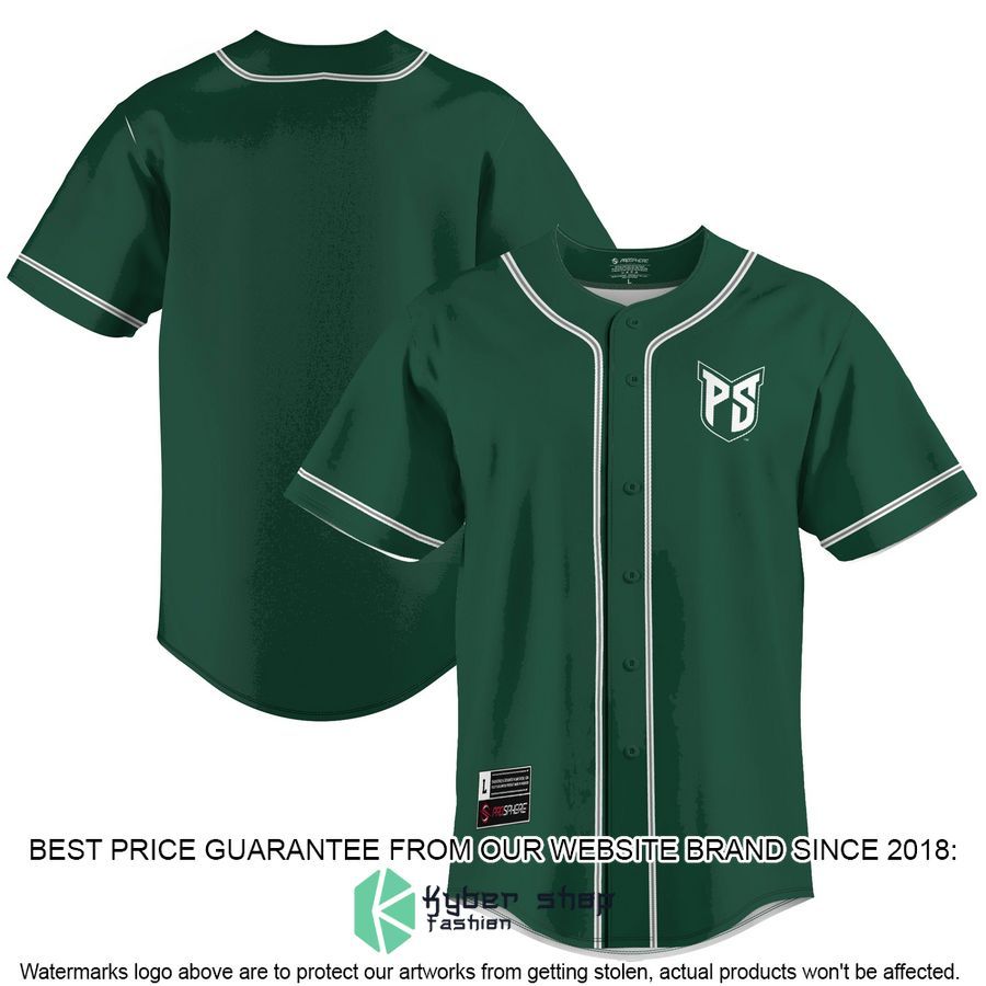 Portland State Vikings Green Baseball Jersey 4 Portland State Vikings Green Baseball Jersey word3