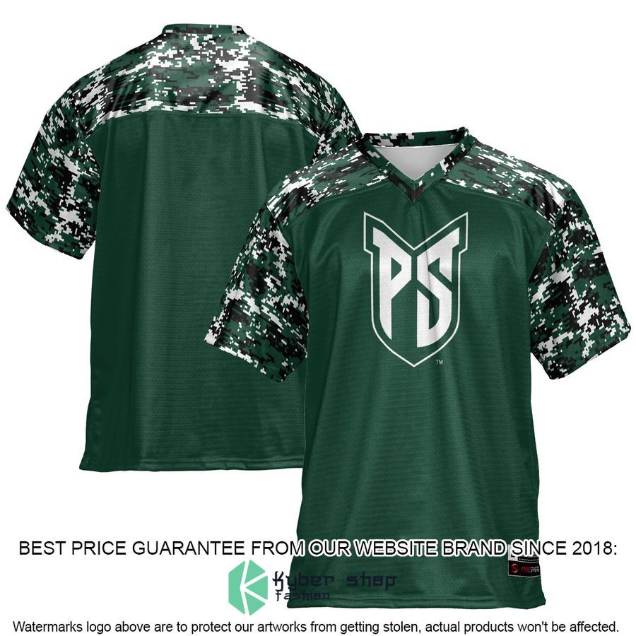 Portland State Vikings Green Football Jersey word1