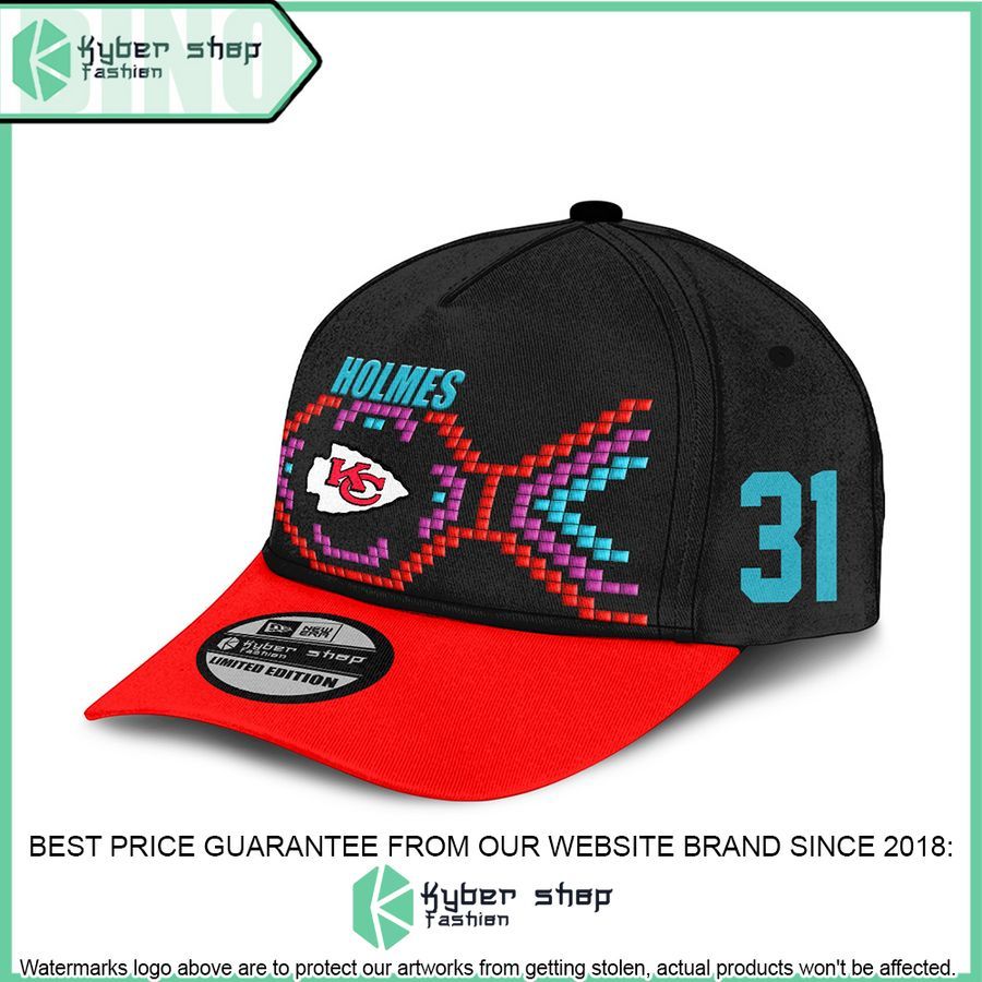 priest holmes 31 kansas city chiefs super bowl lvii tarmac cap 2 911