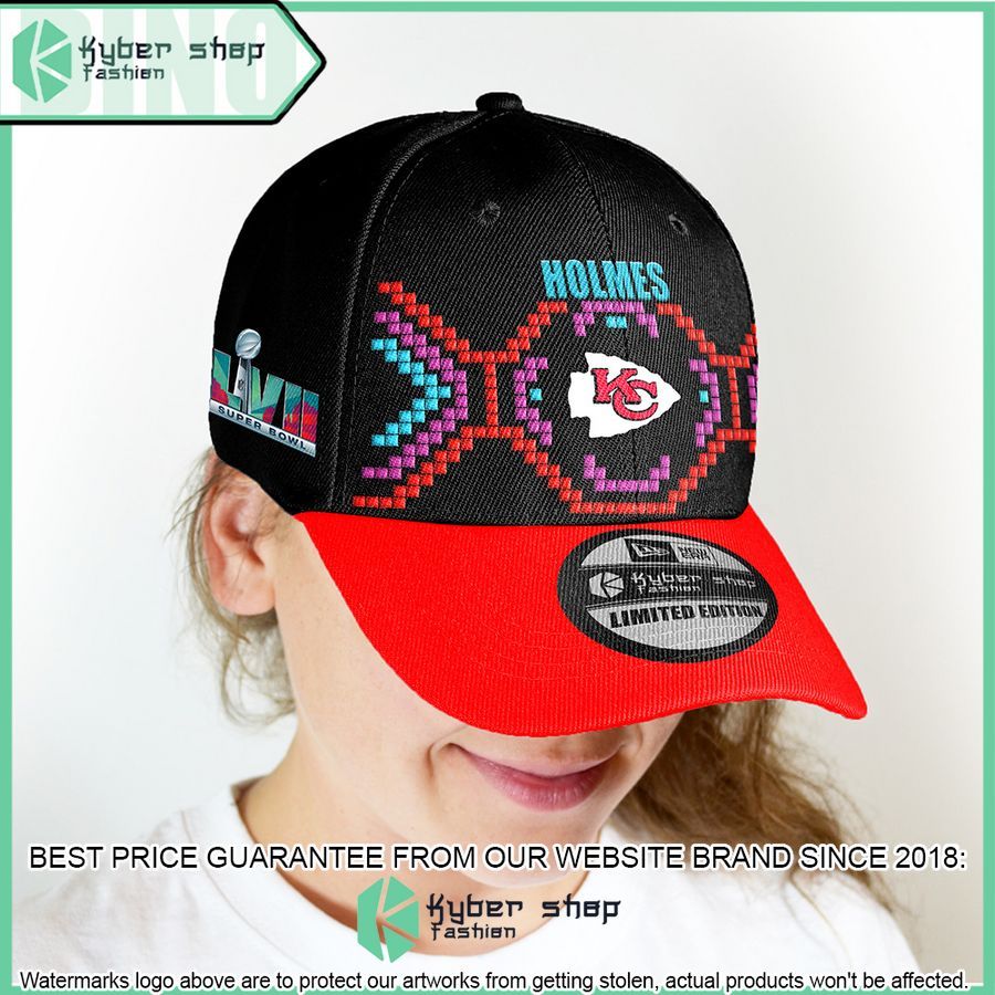 Priest Holmes 31 Kansas City Chiefs Super Bowl LVII Tarmac Cap 3 priest holmes 31 kansas city chiefs super bowl lvii tarmac cap 3 141