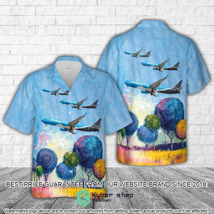 Prime Air Boeing 737-83NBCF Hawaiian Shirt