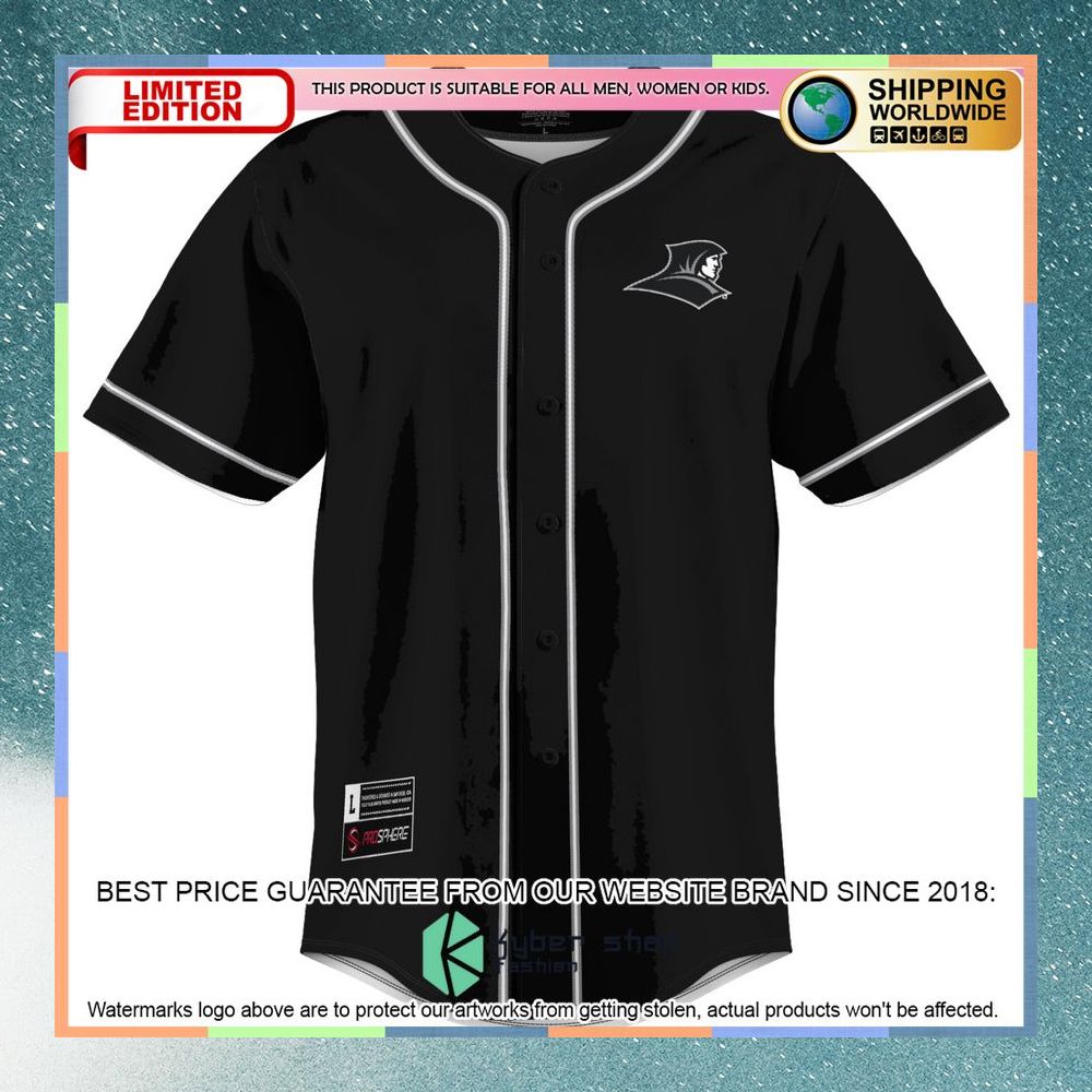 Providence Friars Black Baseball Jersey 6 Providence Friars Black Baseball Jersey word3